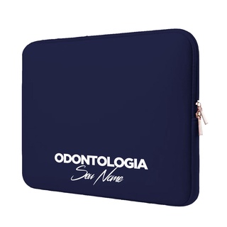 Capa Case Pasta Maleta Notebook Macbook Personalizada Neoprene 15.6/14.1/13.3/12.1/11.6/17.3/10.1 Odontologia 3 (2)