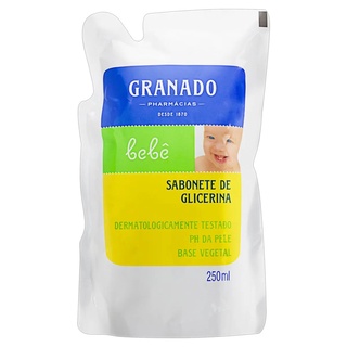 Sabonete Refil Líquido De Glicerina Granado Bebê 250 ml