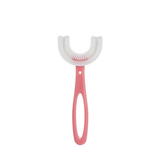 Escova de Dentes Infantil em formato de U - Silicone 360° graus - escova de dente em u (3)