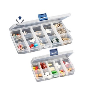 Caixa Organizadora De Plástico Para Bijuterias/Contas/Compartimentos (6)