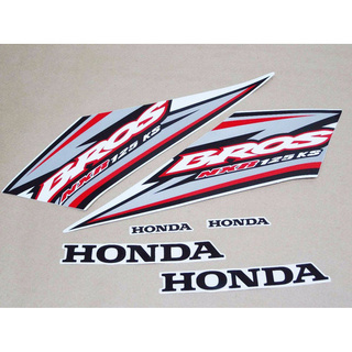 Kit Adesivos Honda Nxr 125 Bros Ks 2005 Branca