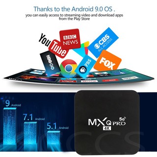 【Promoção de fábrica】Tv Box 16+256gb Android MXQ Pro Smart Box 4k Ultra Hd