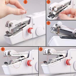 Máquina De Costura Manual Mini Portátil Fácil Em Casa De Ponto De Viagem Doméstica DIY (5)