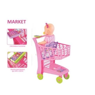 Carrinho infantil Market Rosa Magic toys