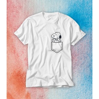 Camiseta unissex Snoopy em poliéster