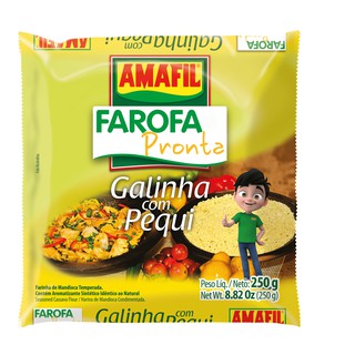Farofa Pronta Galinha com Pequi AMAFIL