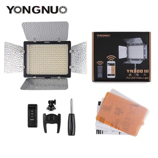 Photography Lamp Yongnuo Yn-300 Ii Claro Led Ajustável Com Temperatura Da Cor 3200k-5500k Para Dslr Canon Nikon Com Controle Remoto Ir (2)