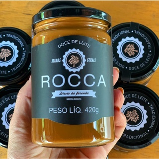 Doce de leite Rocca sabor tradicional/coco/café Premium 1 unidade