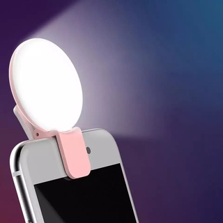 Mini Ring Light Luz Para Selfie E Fotos Flash Celular Blogueiras