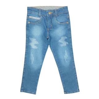 Calça Jeans Masculina Infantil Menino Regulagem Cós 1 a 8 anos (8)