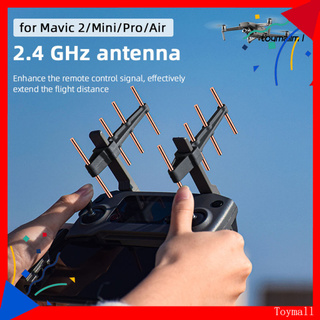 2pcs Yagi Antenas Drone Signal Booster Para Dji Mavic Mini / 2 / Pro / Phantom 4 Pro