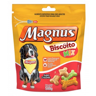 Biscoito Petisco para Cachorro Magnus Mix 500g