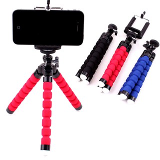 Mini Tripé de Esponja Flexível para Câmera / Celular / Smartphone (3)