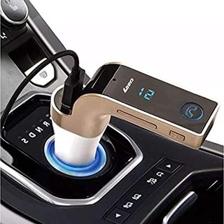 Transmissor FM Carg7 Bluetooth Carregador Veicular G7 USB Mp3 para Carro Preto (1)