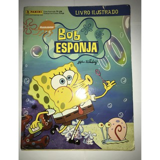 Álbum De Figurinhas Bob Esponja 2004 Completo - album de figurinha livro ilustrado álbum de figurinhas albuns álbuns