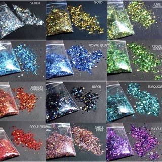 Glitter Poliéster Importado - Cores Holográficas 10gr - Resina Epoxi