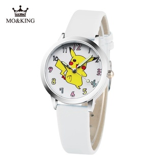 Relógio Infantil Com Ponteiro E Desenho Do Pikachu/À Prova D'água Para Crianças/Meninos/Meninas