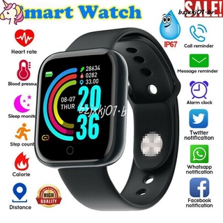 Y68 Smartwatch (Em Estoque) Rel Gio Smart Esportivo Y68 Para Iphone / Xiaomi Homens Relógio Feminino Smart Watch À Prova D 'Água Envio Mesmo Dia PKM4/M5/M6/T900/T500+/T55+/V6/X16/HW22/D18/D20/AK6/LS02