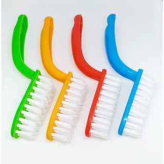Escova Plástica para Limpeza Kit com 3 Escovas Limpa Objetos Unhas Tênis