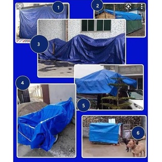Lona Azul 24mts quadrados ou 6x4 MTS Impermeável Telhados Camping + Ilhos (2)