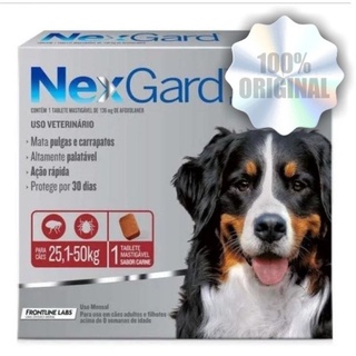 Antipulgas e carrapatos - remedio p/ cachorros de 25 a 50kg (1)