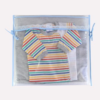 Kit de Saquinho de Maternidade com 6 unidades 35x35 Azul Claro