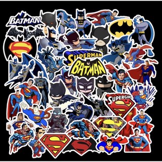 Kit adesivos DC Comics - Batman - superman - herois - vilao - filme -serie