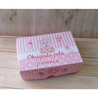 10 Caixa Lembrança 6 doces Maternidade Ursinha Rosa (1)