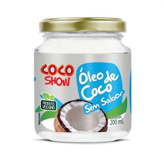 Óleo de Coco Sem Sabor Coco Show 200ml - Copra