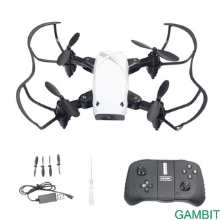【GAMBIT】 Foldable Drone Mini HD Camera Aerial Helicopter Remote Control Aircraft Quadcopter Toy Kids Gift (1)