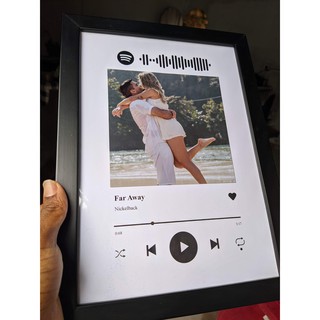 Quadro Spotify Decorativo Personalizado com sua foto e música (2)