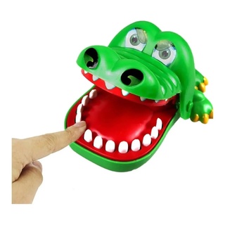 Jacaré Brinquedo Jogo Desafio Dentista Morde Dedo Crocodilo