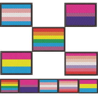 Patch Termocolante Bandeira LGBT LGBTQ diversas diversidade orgulho