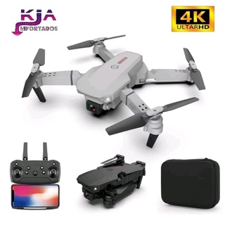 Drone E88 com Câmera 720P WIFI Suporte P/ Celular + Case (1)