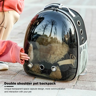 Cat Carrier Bags Breathable Pet Carriers Small Dog Cat Backpack Travel Space Capsule Cage Pet Transport Bag Carrying For Cats (5)