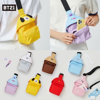 New Bt21 Waist Bag Tata Shoulder Bag Chest Bag Diagonal Backpack Mobile Phone Bag
