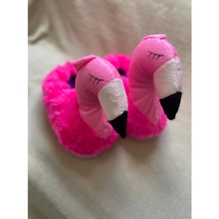 Super promoção pantufa personalizada flamingo inverno