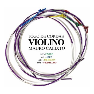 Cordas Violino Mauro Calixto 4/4 Encordoamento Completo (1)