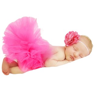 Saia bailarina bebê rosa chiclete ensaio fotográfico