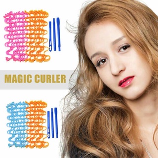24pcs Water Wave Magic Curlers Curl Formers Leverage Spiral Hairdressing Tool