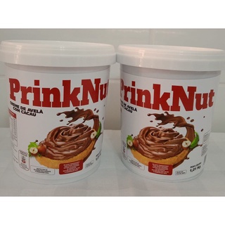 2 POTES DO CREME DE AVELÃ PRINKNUT POTES DE 1KG CADA ( similar ao Nutella ) (1)