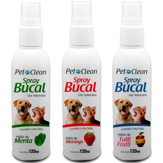 Spray Bucal para Cachorro e Gato Pet Clean
