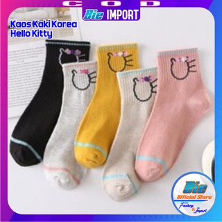 Meias Femininas Coreanas Hello Kitty Motif Import
