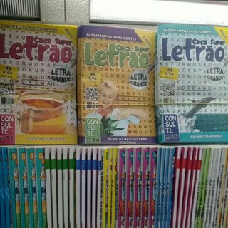 Kit com 3 revistas diferentes atividades Caça Palavras Super Letrão (1)