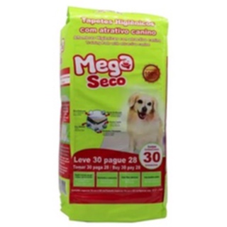 Tapete Higienico Para Caes Pets Com Dupla Camada Gel 30 Pç