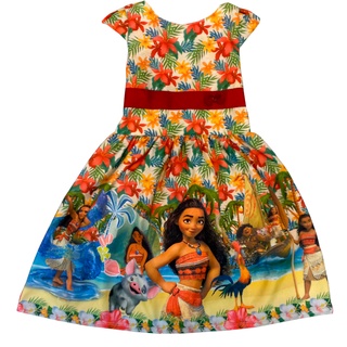 Vestido Infantil Estampa Floral Manguinha Temático (8)