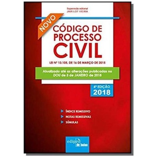 Código de Processo Civil 4ª Edição - 2018