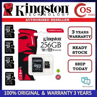 Memory Card Kingston Micro SD Card 64GB/128GB/256GB/512GB