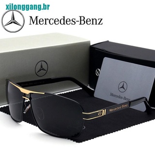 Óculos De Sol De Sol Masculino Polarizado Clássico De Metal Gang Mercedes Benz