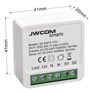 Jwcom Smart Switch Sonoff Wifi Mini Alexa Google Home 16A